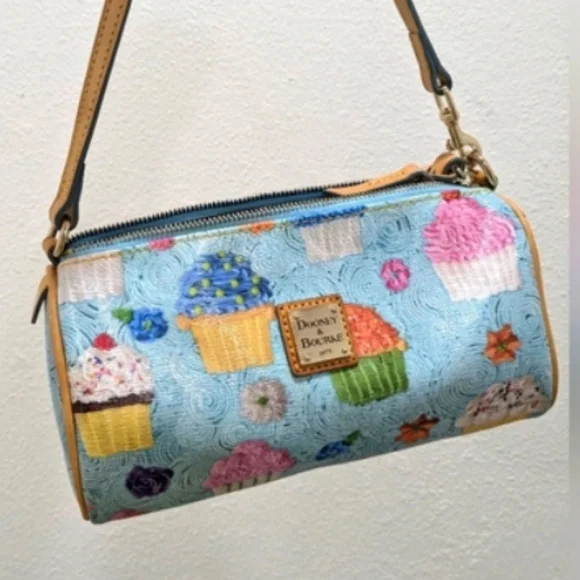DOONEY & BOURKE Leather  BARREL CUPCAKE BAG - Picture 2 of 6
